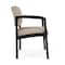 Lesro Lenox Steel Guest Chair, Stone (Beige) Seat, Stone Back, 24.5 W 24.5 L 32 H, Linette Vinyl Seat LS1201 - alternate 3